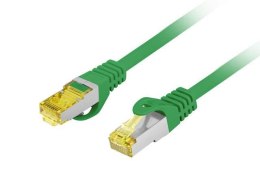 Patchcord Lanberg S/FTP kat.6A 20m LSZH CU fluke passed zielony