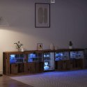 Komoda LED Ze LED Lights Stare drewno 283 x 37 x 67 cm