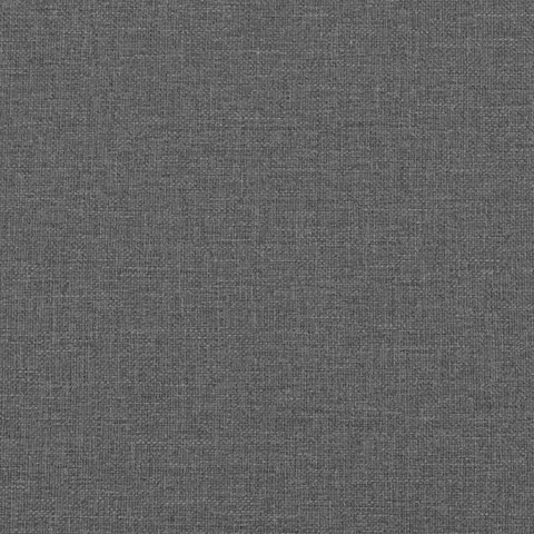 VidaXL Łóżko sprężynowe z materacem Ciemnoszary 100 x 200 cm tkanina