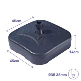 Marbueno Baza Pod Parasol Plastikowy 20L Ogród, Basen i Taras 10304