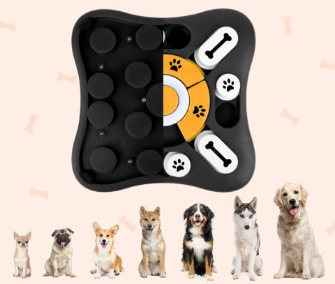 Puzzle dla psa gra zabawka PONGO czarny