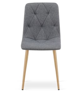 Krzesło LIBRA - ciemny szary materiał / nogi kolor drewna x 1