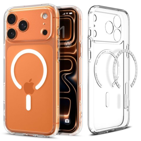 Etui case ochronny na iPhone 17 Pro Ultra Hybrid MagSafe - przezroczysto-białe