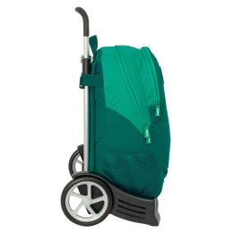 Torba szkolna z kółkami Real Betis Balompié Kolor Zielony 32 x 43 x 14 cm