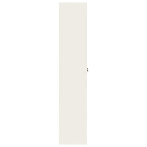 Szafa na dokumenty, biała, 105x40x180 cm, stalowa