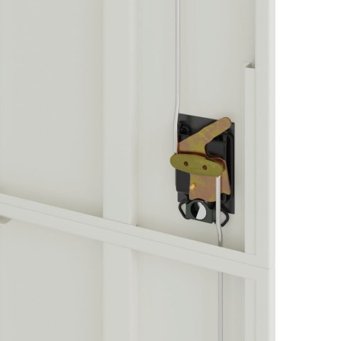 Szafa na dokumenty, jasnoszara, 105x40x180 cm, stalowa