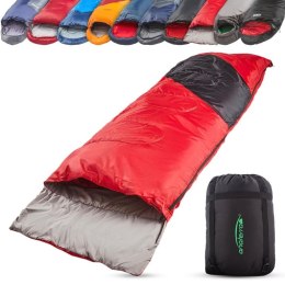 Czerwony śpiwór anaterra Avontuur 220x75 cm, wodoodporny