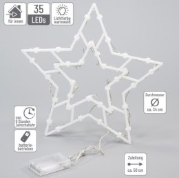 Ozdoba choinkowa - 35 LED, gwiazda