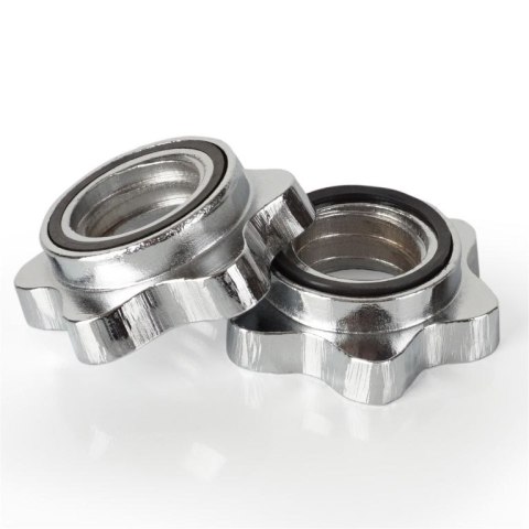 Sztanga 180 cm 30 mm z gwiazdkowymi zaciskami, 150 kg