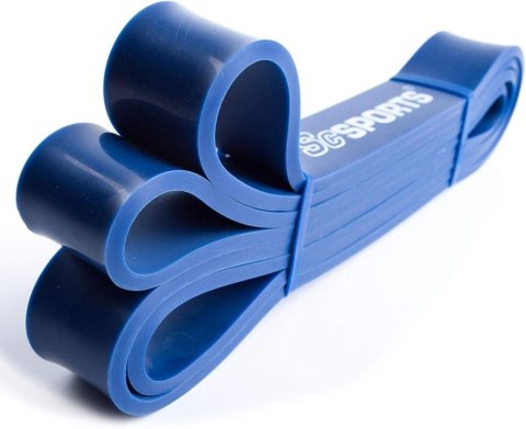 Taśma oporowa do ćwiczeń 208 cm niebieska, naturalny lateks