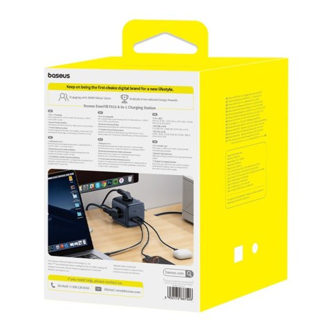 Listwa zasilająca kostka USB-A USB-C gniazdo EU 67W 1.5m