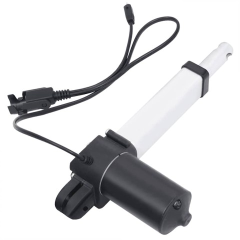 VidaXL Podnoszony fotel masujący, czarna, tkanina