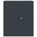 VidaXL Szafa na dokumenty, antracytowa, 90x40x145 cm, stalowa