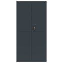 VidaXL Szafa na dokumenty, antracytowa, 90x40x220 cm, stalowa