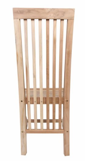 Krzesła ogrodowe teakowe Divero BOLERO 2 szt. składane