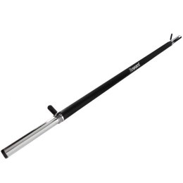 Sztanga do ćwiczeń 120 cm z piankowym uchwytem i zamkami