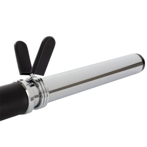 Sztanga do ćwiczeń 120 cm z piankowym uchwytem i zamkami