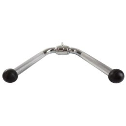 Uchwyt do tricepsów V-grip, stal chromowana, gumowe końce