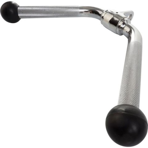 Uchwyt do tricepsów V-grip, stal chromowana, gumowe końce