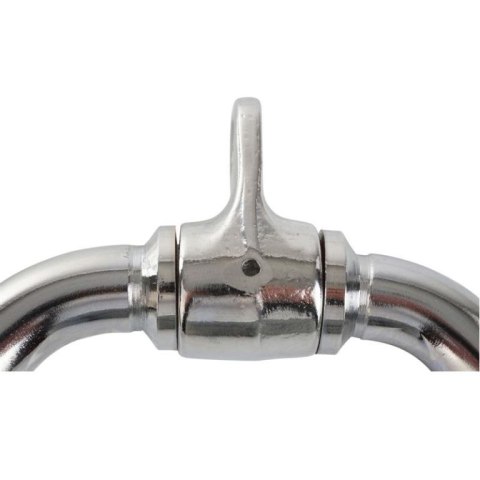 Uchwyt do tricepsów V-grip, stal chromowana, gumowe końce