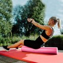 Wałek do masażu i rehabilitacji EPS 90 cm różowy