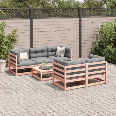 6-cz. zestaw wypoczynkowy do ogrodu, z poduszkami, daglezja