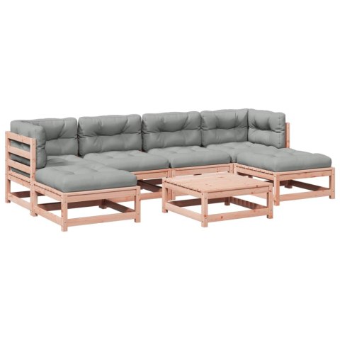 7-cz. zestaw wypoczynkowy do ogrodu, z poduszkami, daglezja