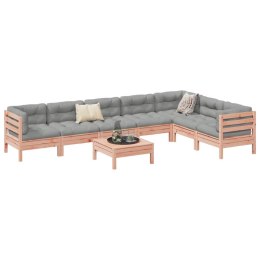 8-cz. zestaw wypoczynkowy do ogrodu, z poduszkami, daglezja