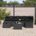 Zestaw Sof na Ogród z poduszką 7 pcs Polirattan