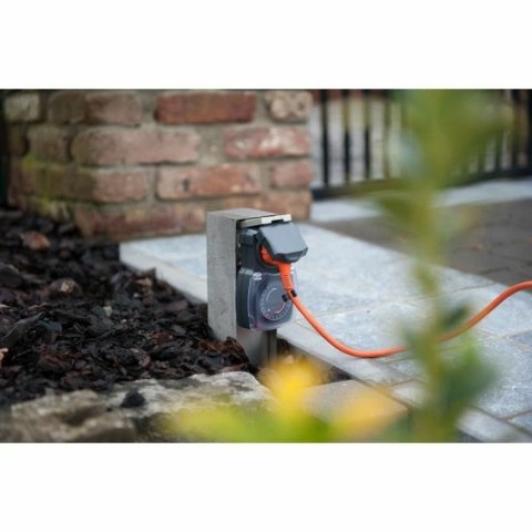 Czasomierz Chacon 53008 Z pokrywką Analogiczny Łatwe w użyciu, lekkie i poręczne Odporny na Wilgoć 3600 W 230 V 16 A