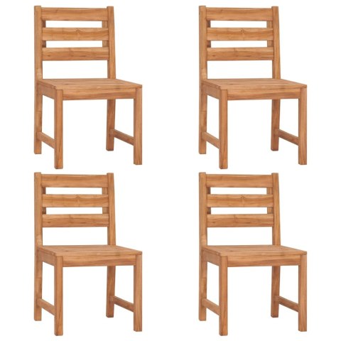 5-częściowy zestaw mebli ogrodowych, lite drewno tekowe