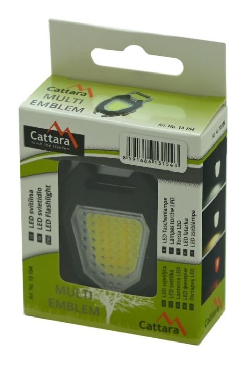 Latarka COB 560 lm MULTI EMBLEM z zapalniczką