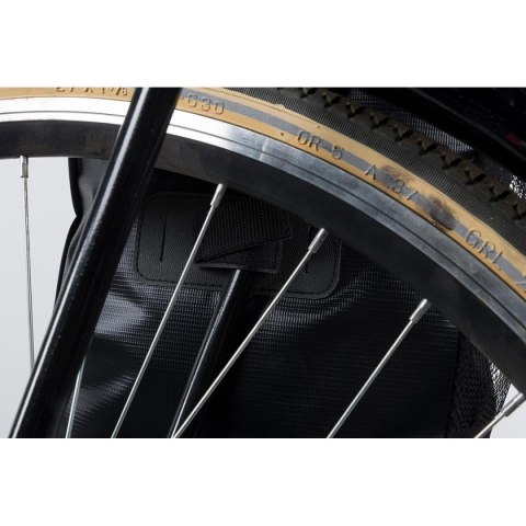 SAKWA TORBA ROWEROWA WODOSZCZELNA TYLNIA NA BAGAŻNIK CZARNA 15L DUNLOP