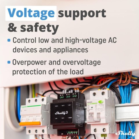 Moduł przekaźnikowy Shelly DIN PRO 3