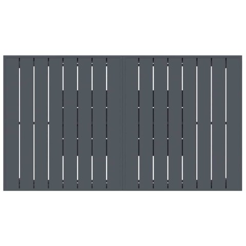 VidaXL Zestaw do jadalni w ogrodzie 7 pcs Antracyt polirattan