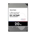 Dysk serwerowy HDD Western Digital Ultrastar DC HC560 WUH722020BLE6L4 (20 TB; 3.5"; SATA)
