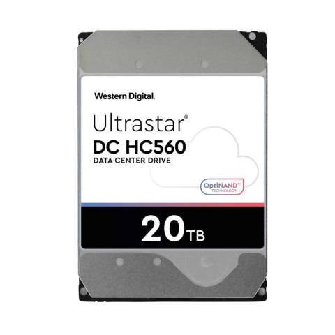 Dysk serwerowy HDD Western Digital Ultrastar DC HC560 WUH722020BLE6L4 (20 TB; 3.5"; SATA)