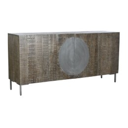 Kredens DKD Home Decor Ceimnobrązowy Ciemny szary Metal Drewno mango 180 x 40 x 80 cm