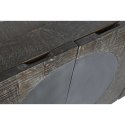 Kredens DKD Home Decor Ceimnobrązowy Ciemny szary Metal Drewno mango 180 x 40 x 80 cm