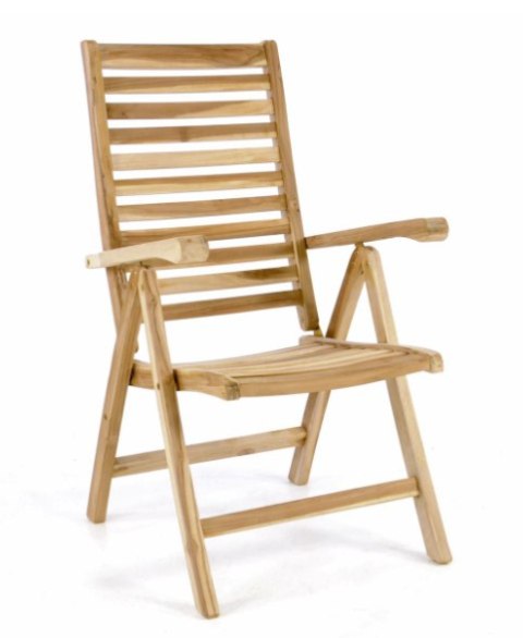 Krzesło ogrodowe teak składane z regulacją oparcia, 2 szt.