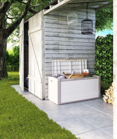 Skrzynia ogrodowa KETER Gulliver 300L beżowa - odporna na UV