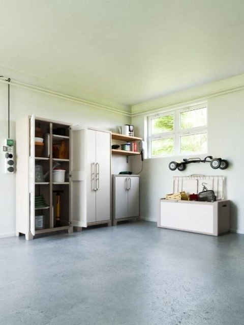 Skrzynia ogrodowa KETER Gulliver 300L beżowa - odporna na UV