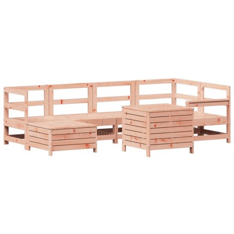 VidaXL 7-cz. zestaw wypoczynkowy do ogrodu, lite drewno daglezjowe