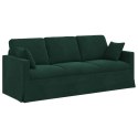 Sofa 2 pcs Ciemna zieleń