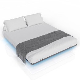 Nowoczesne łóżko 180x200 LED, metal, styl industrialny