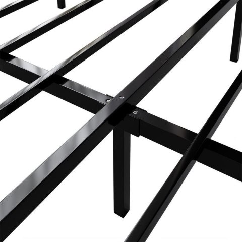 Nowoczesne łóżko 180x200 LED, metal, styl industrialny