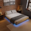 Nowoczesne łóżko 180x200 LED, metal, styl industrialny