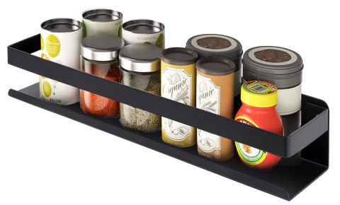 Półka loft MEGARA 30 cm czarna