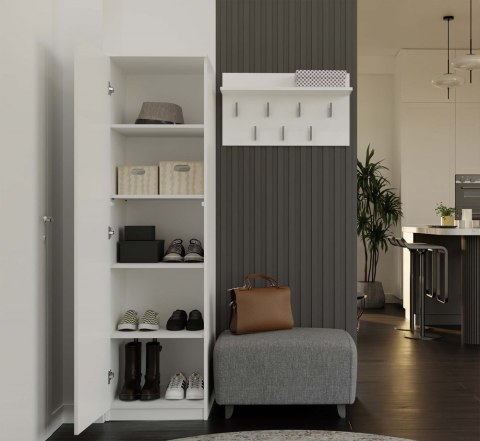 Szafa Malwa SD-50 z Lustrem BIAŁY