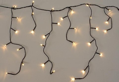 Diled lampki oświetleniowe wygląd deszczu - 180 LED ciepły biały + zasilanie